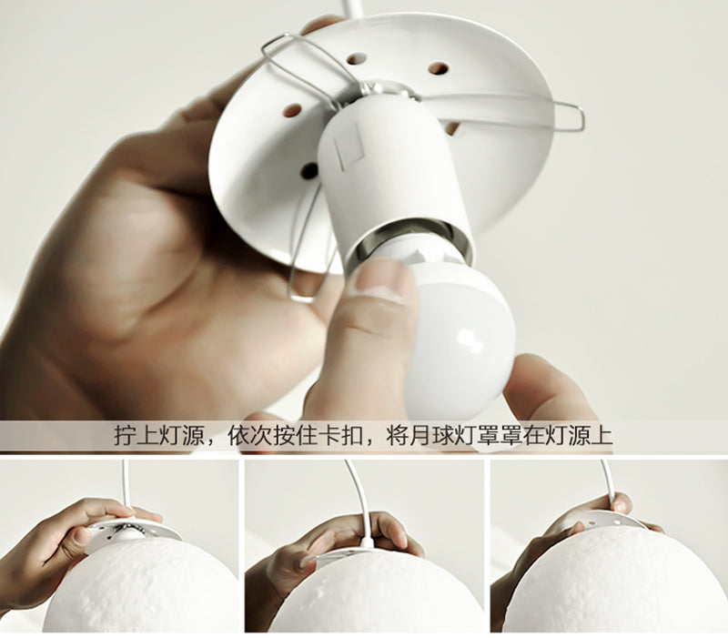 3D LED Pendant Moon Lights Restaurant/Bar SKU# LIG0004